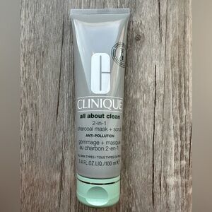 Clinique Scrub All About Clean 2-in-1 Charcoal Face Mask + Scrub